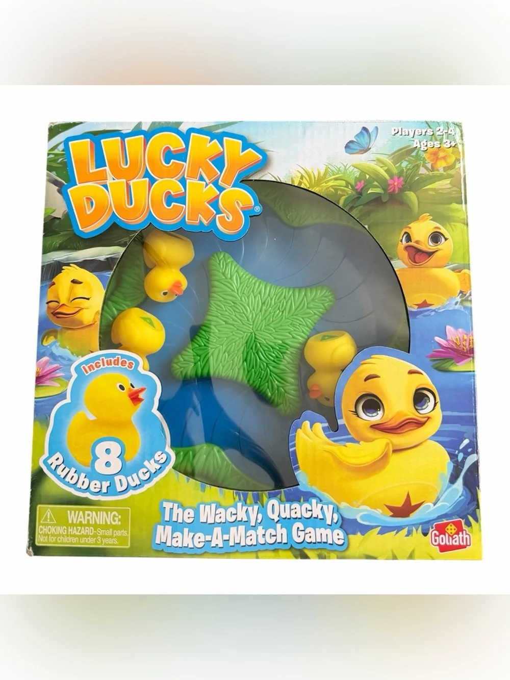 Goliath Lucky Ducks Electronic Duck Make-A-Match Game Ages 3+ 2-4 Players
